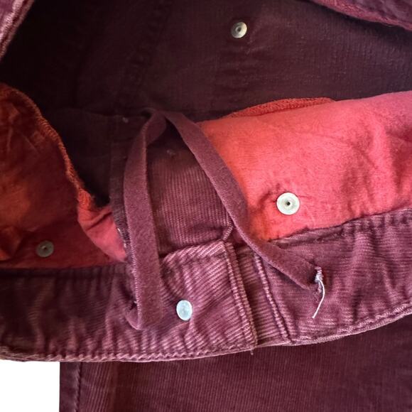 Athleta slim cord pant Corduroy Women Sz 0 Burgundy Cherrywood Holiday cords - Picture 6 of 15